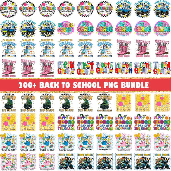 200+ Retro Coquette Back to School Bundle, Kindergarten, First Day Of School Png, Teacher Png,First/Second/Third Grade Png,School Bundle Png