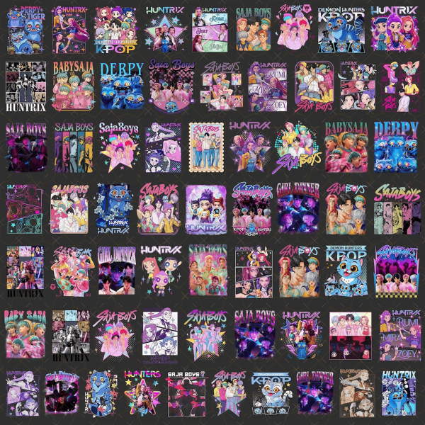 100+ Saja Boys Boy Band Png Bundle, Girl Dinner Png, Kpop Demon Inspired Movie Png, Demon Hunters png, Kpop Shirt Sublimation Designs