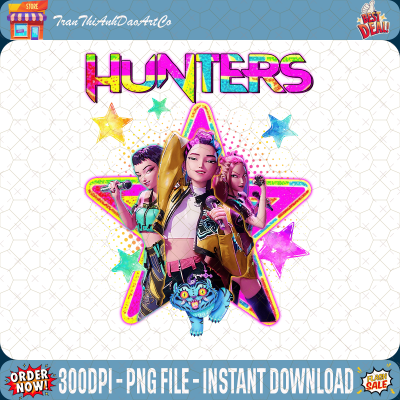 HUNTRIX Kpop Demon Hunters Bundle Png, Kpop Idol Group Bundle Png, Mira Png, Rumi Png, Joy Png, Gift for Huntrix Fans, Instant Downloads